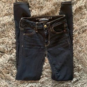 American Eagle 🦅 super skinny long jeans. Size 00